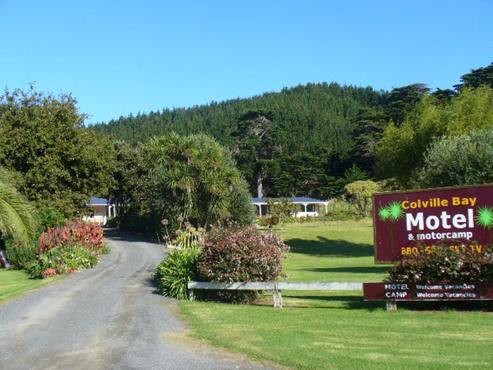 Colville Bay Camp and Motels entrance