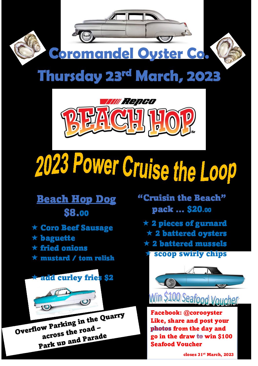 Beach Hop 2023 Coromandel Town Information Centre