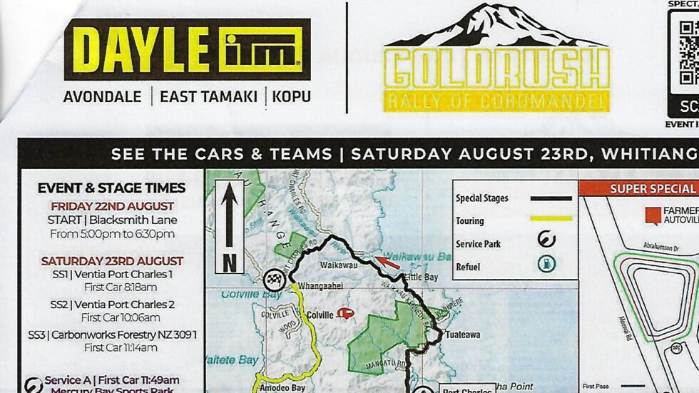 Gold Rush Rally 2024 Schedule