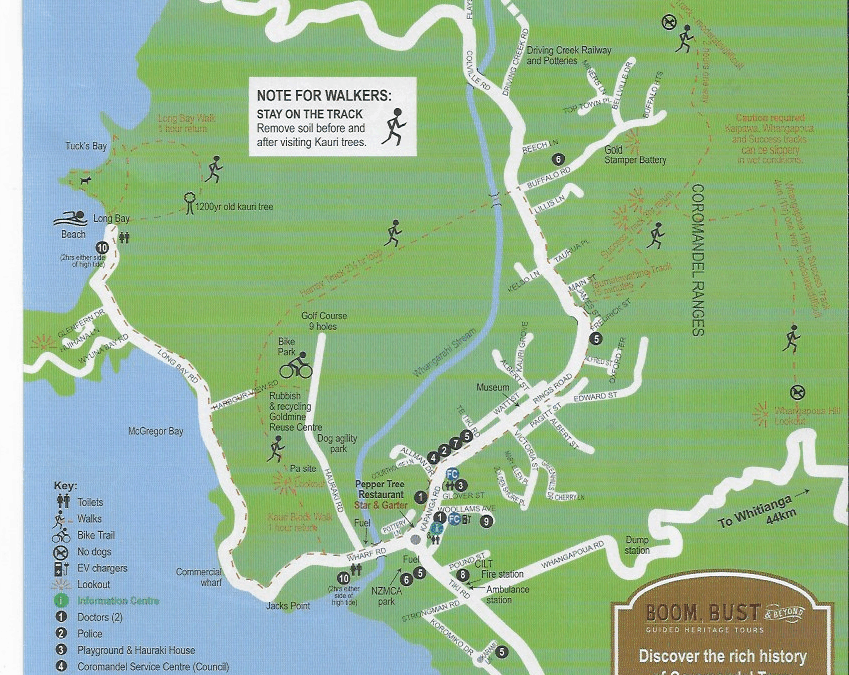 Coromandel Town Information Centre Map