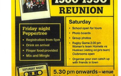 Coromandel Area School Reunion